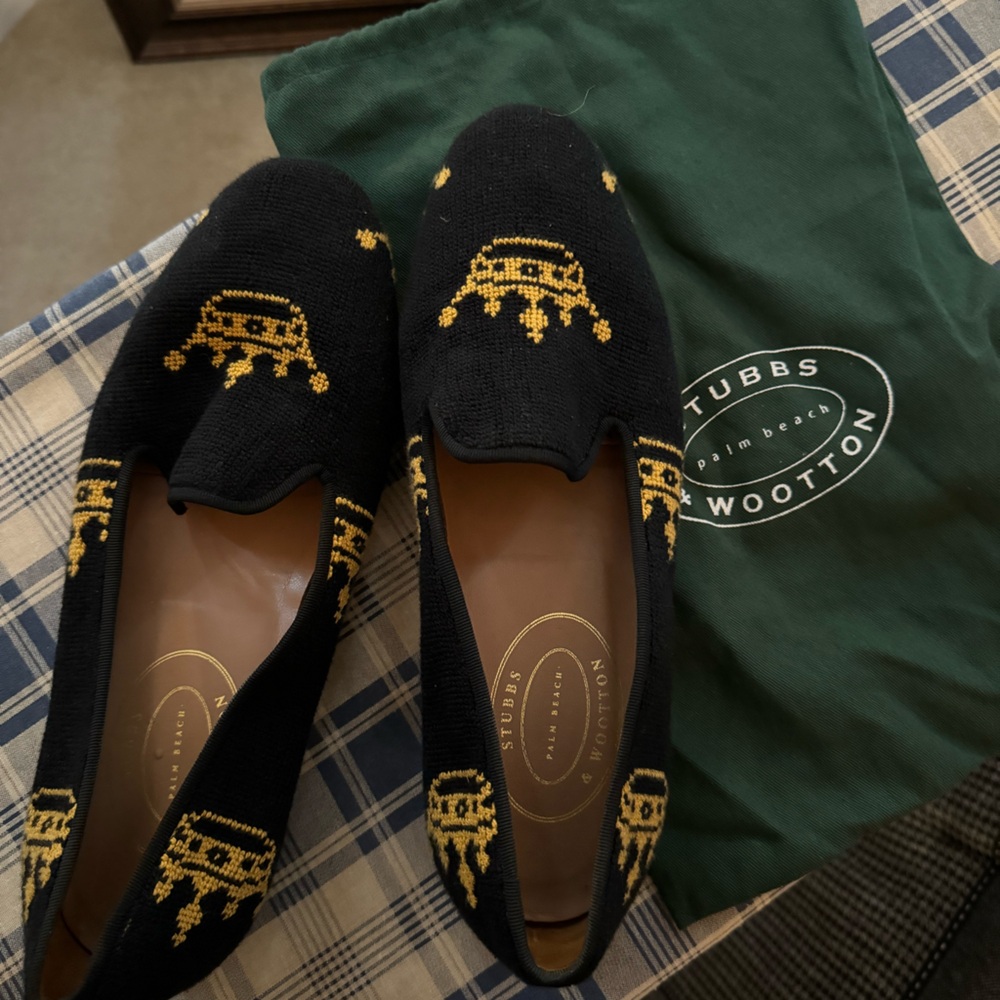 Stubbs & Wootton Bee Needlepoint Slipper (Men)